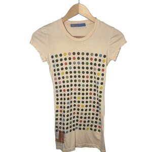 Robert Earl Couture Hand-Signed "Poka Poka Dot" Graphic Tee Rare/Boutique